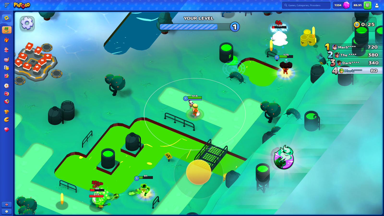 pistolo casino multiplayer game special feature